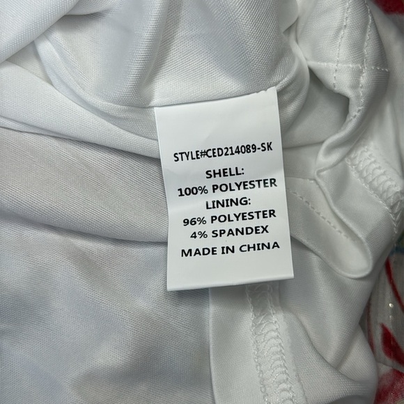 Melloday Floral Mini Sundress | Smocked Waist & Sleeves | Size S | Multicolor - Picture 10 of 11